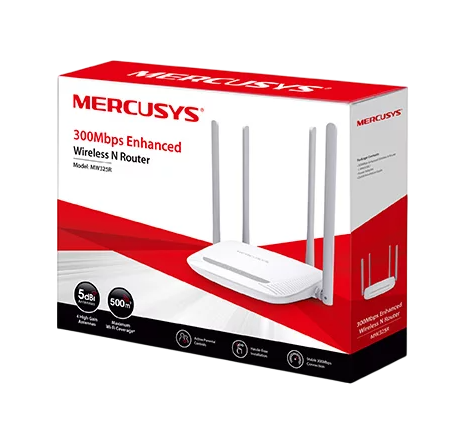 Router mercusys 300 MBPS ENHACED MW325R